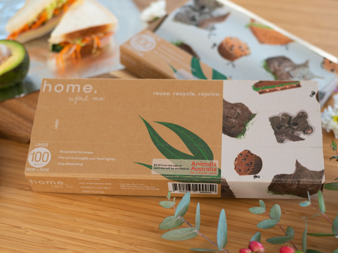 Aussie brand launches sustainable food foil wraps